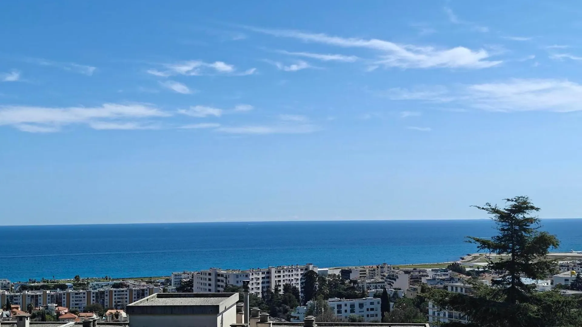 Appartement Toit Terrasse Nice-Ouest Avec Parking, Clim Et Piscine Lejlighed Nice