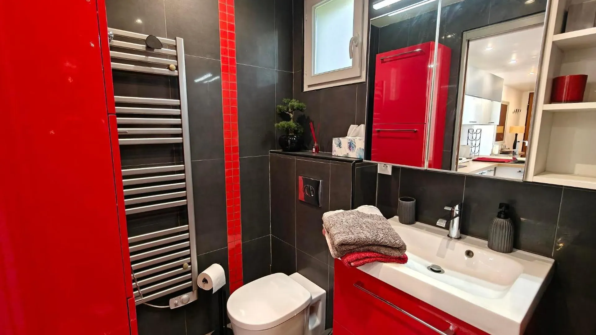 Appartement Toit Terrasse Nice-Ouest Avec Parking, Clim Et Piscine Apartment
