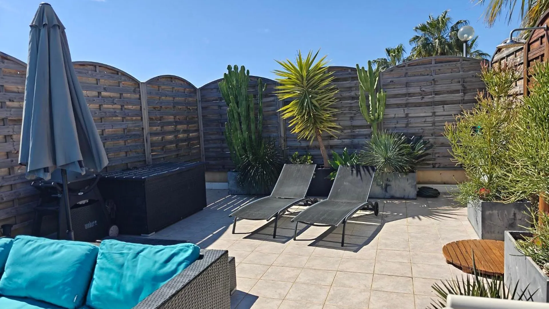 Appartement Toit Terrasse Nice-Ouest Avec Parking, Clim Et Piscine